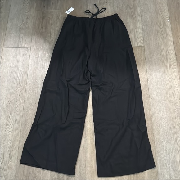 NEW! OLD NAVY Black High-Waisted Linen-Blend Super Wide-Leg Pants - #683365 🌹 - Picture 10 of 10